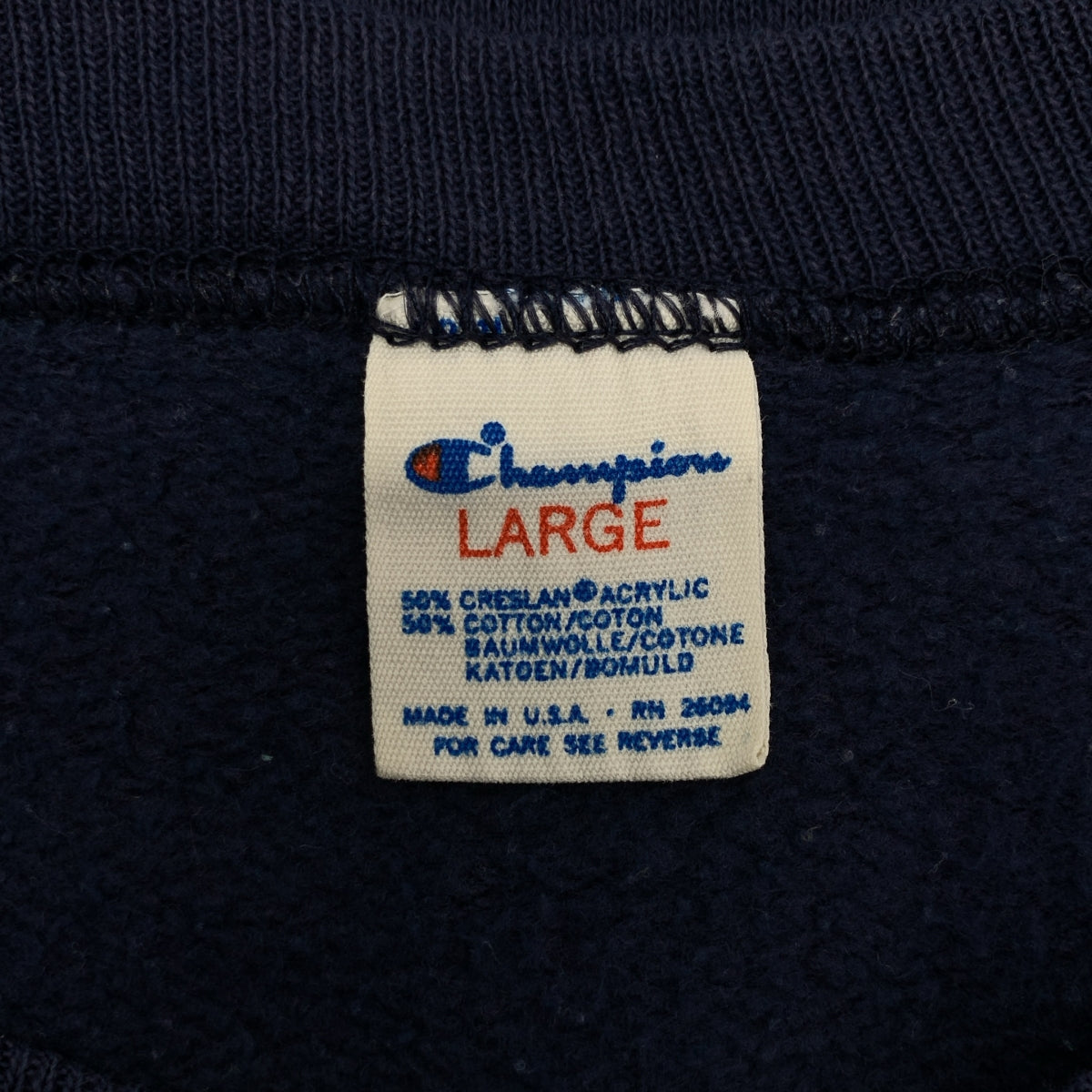 CHAMPION / 챔피언 | 1980s 빈티지 트리코 태그 대학 스웨터 | L |
