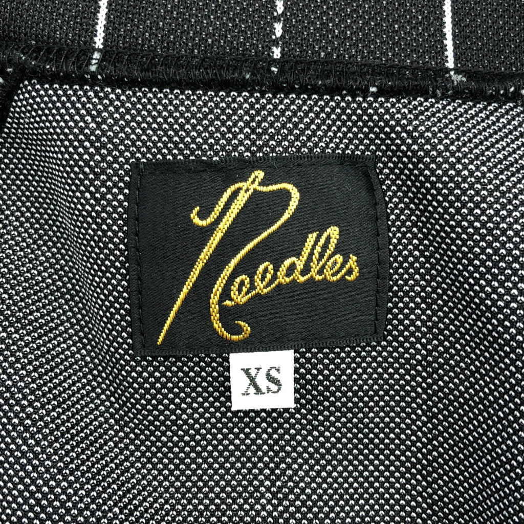 【新品】  Needles / ニードルス | 2024SS | ×CITYSHOP シティショップ / ストライプ トラックジャケット | XS | ブラック / シルバー | メンズ