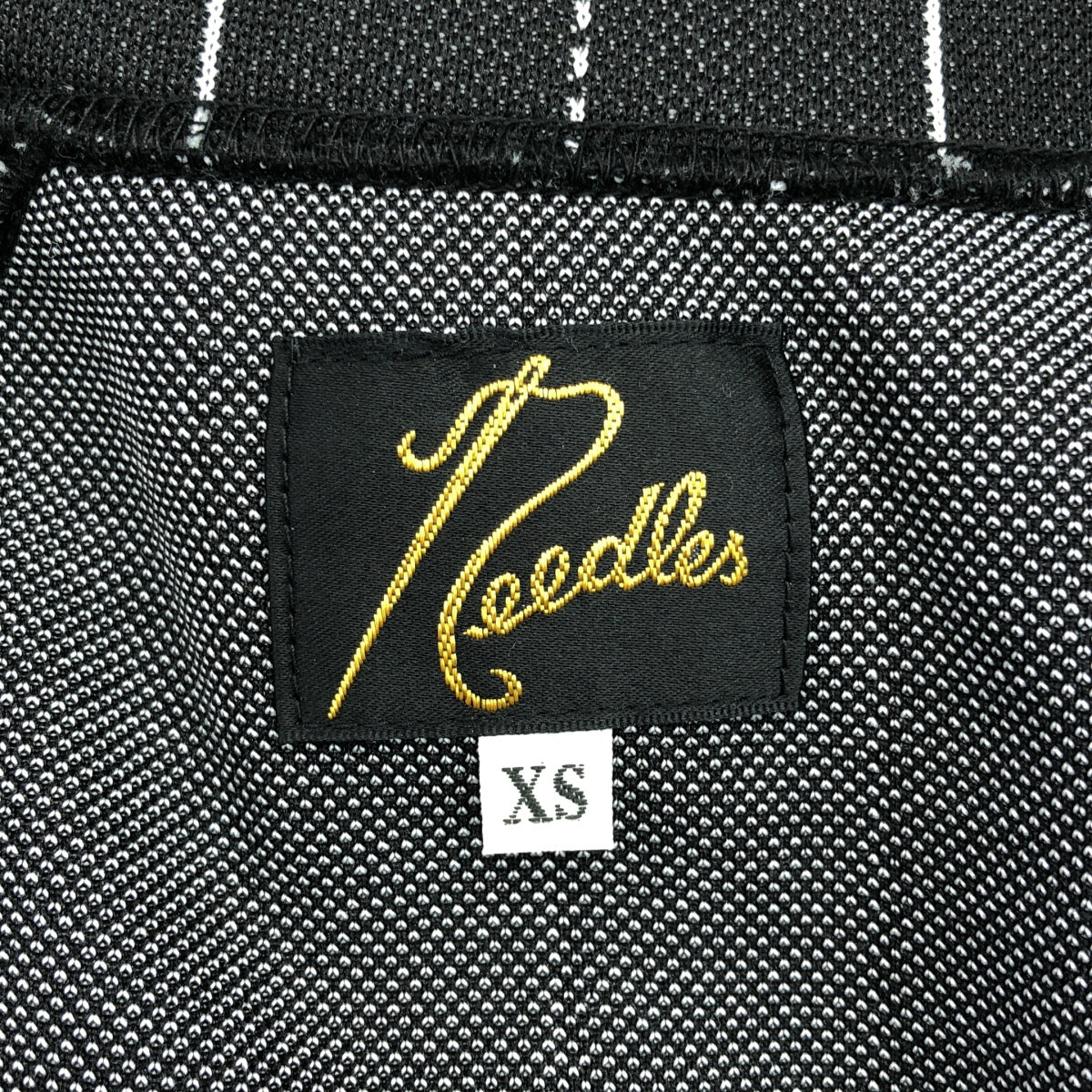 [新款] Needles | 2024 春夏 | x CITYSHOP / 條紋運動外套 | XS | 黑/銀 | 男款