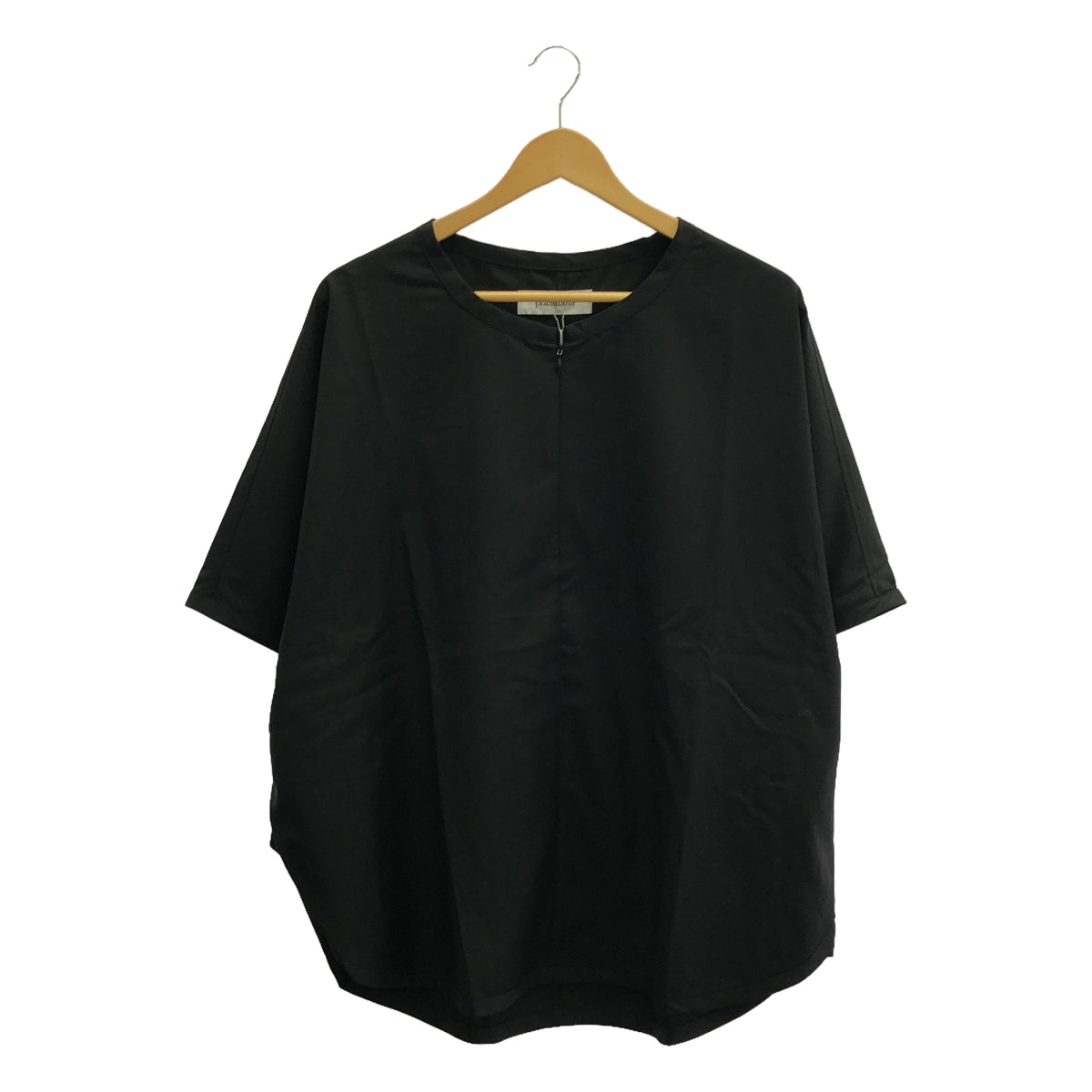 [New] prasthana / Prasthana | Slick shirt | Short sleeve shirt | M | Black | Men's