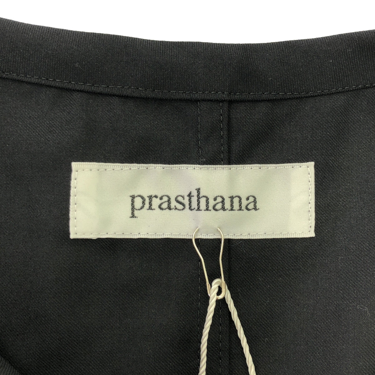 【신품】 prasthana / 프라스타나 | slick shirt 반팔 셔츠 | M | 블랙 | 남성