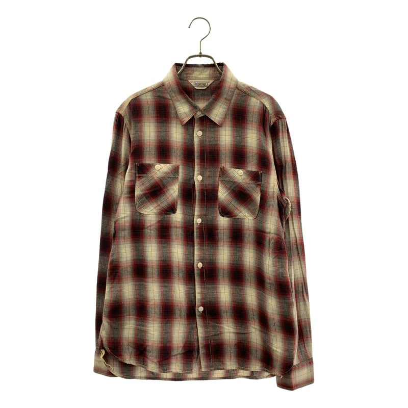 FIVE BROTHER / ファイブブラザー | オンブレチェック ネルシャツ | L | メンズ