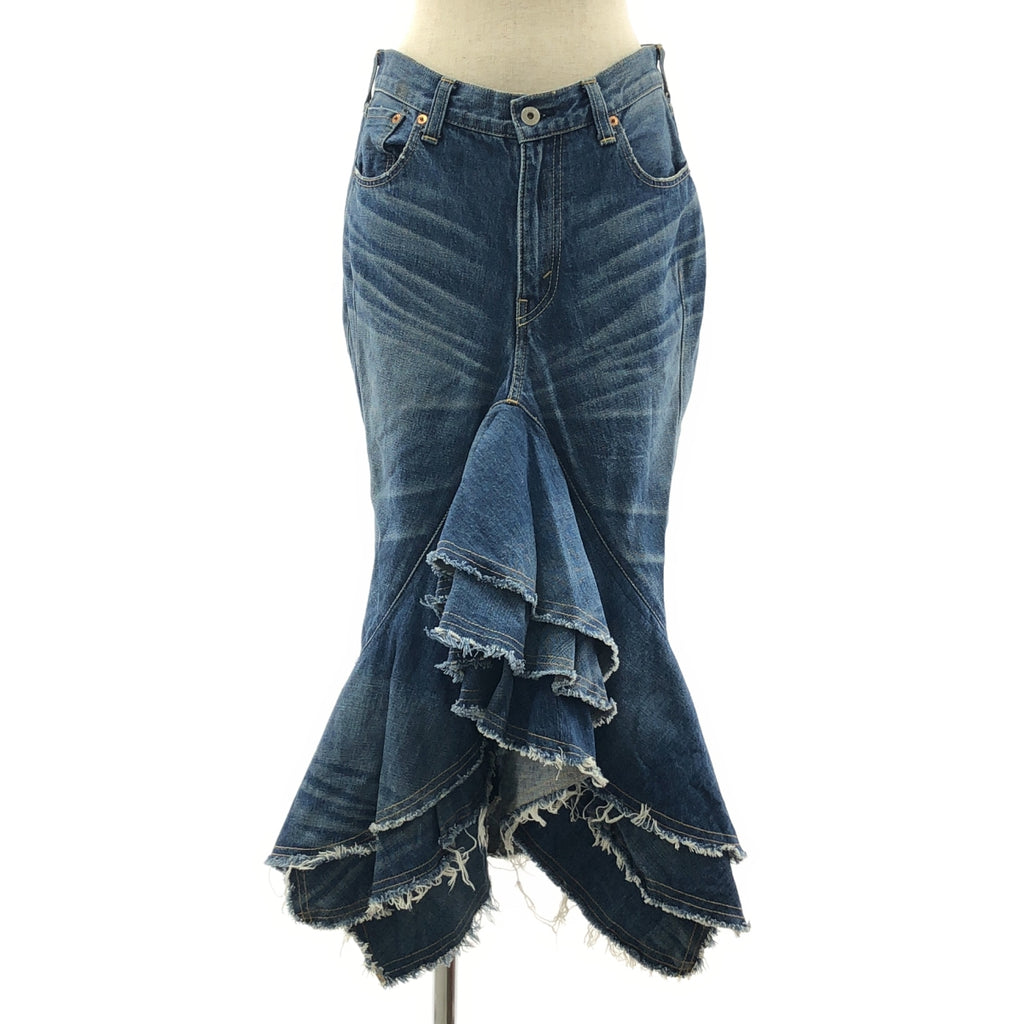 JUNYA WATANABE COMME des GARCONS / 준야와타나베 | 2009SS | 레이어드 컷오프 데님 스커트 | S |