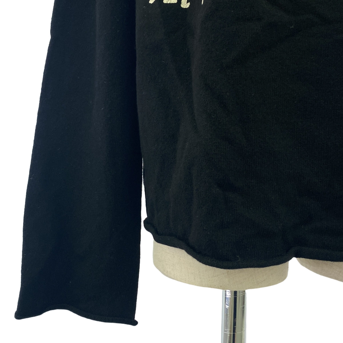 COMME des GARCONS / 컴데 갤슨 | 2009AW | 양모 해골 프린트 크루 넥 니트 | M | 블랙 | 여성