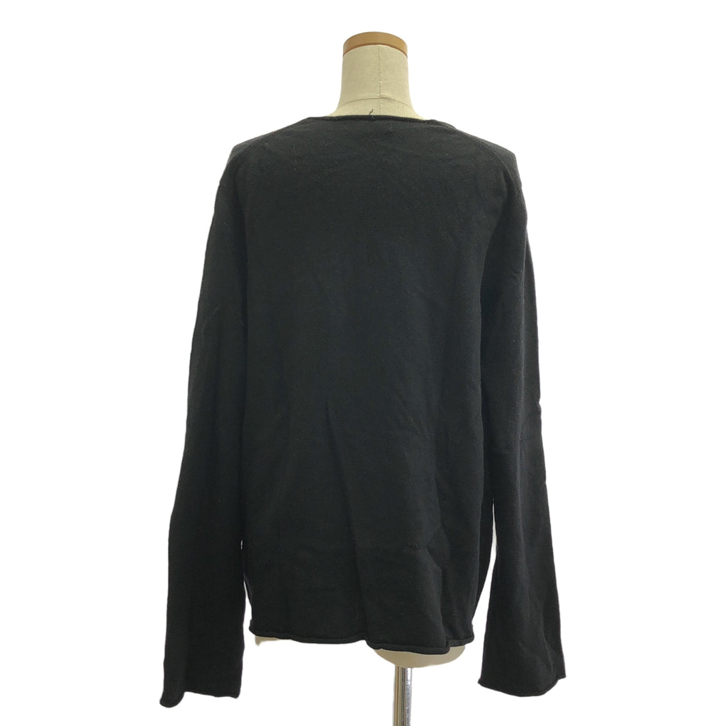 COMME des GARCONS / 컴데 갤슨 | 2009AW | 양모 해골 프린트 크루 넥 니트 | M | 블랙 | 여성