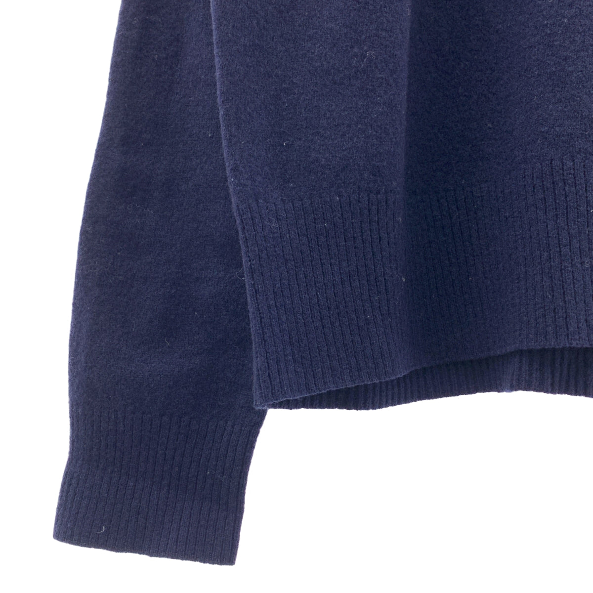 Acne Studios / アクネストゥディオズ | ウール Vネック アイコンパッチ ニット | S | ネイビー | メンズ