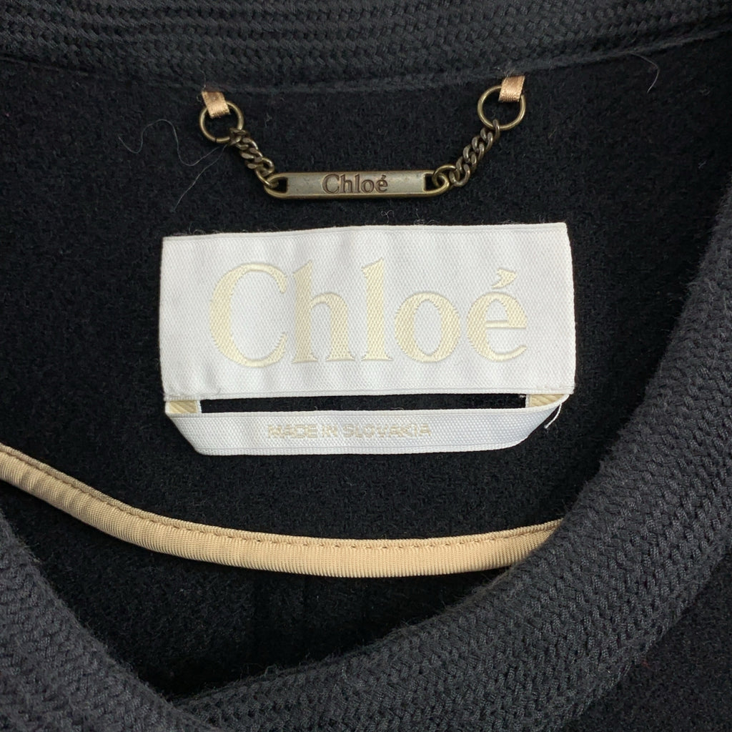 Chloe / クロエ | ウール ショート ブランケット コート | 34 | レディース