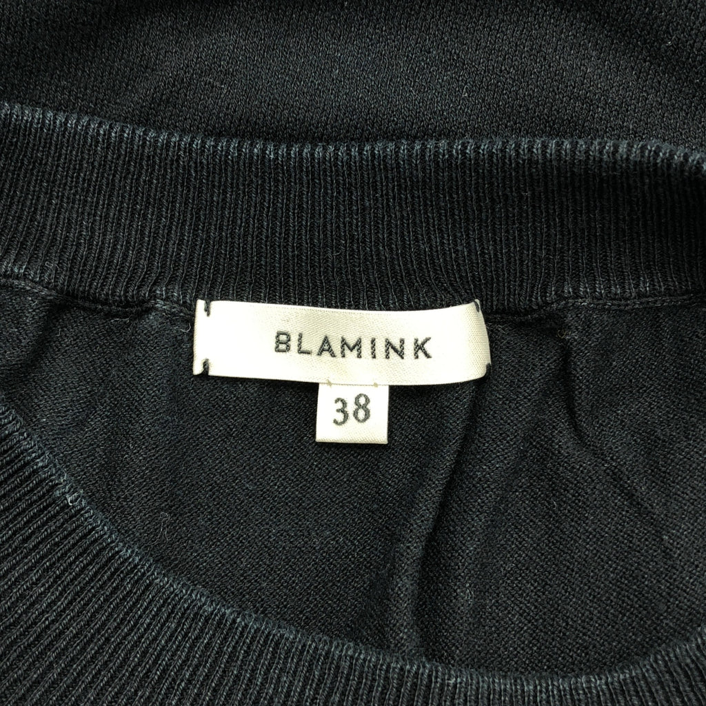 BLAMINK | 棉質圓領羅紋針織上衣 | 尺寸 38 | 女款