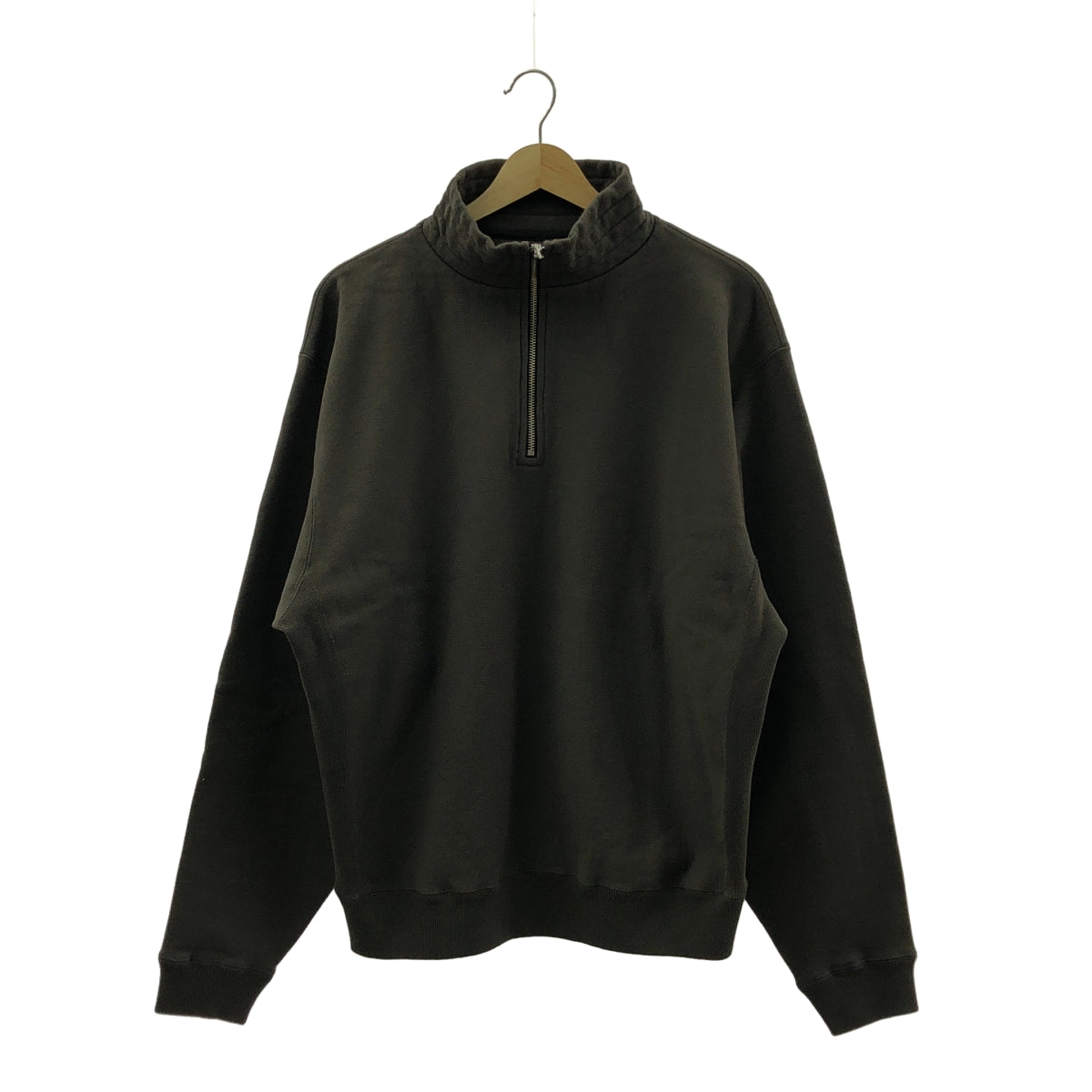 【신품】 Kaptain Sunshine / 캡틴 선샤인 | 2025 AW | Zipper High Neck Pullover 지퍼 하이넥 풀오버 하프 Zip 스웨트 | 3 |