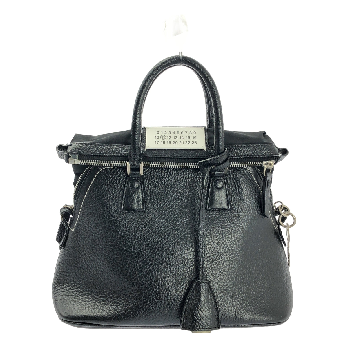 Maison Margiela / メゾンマルジェラ | 5AC 2WAY レザー ショルダーバッグ | ブラック | レディース