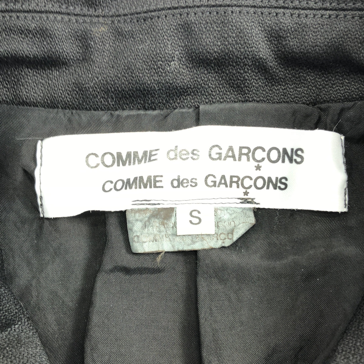 COMME des GARCONS COMME des GARCONS / 콤콤 | 2013SS | 코튼 더블 숏 재킷 | S |
