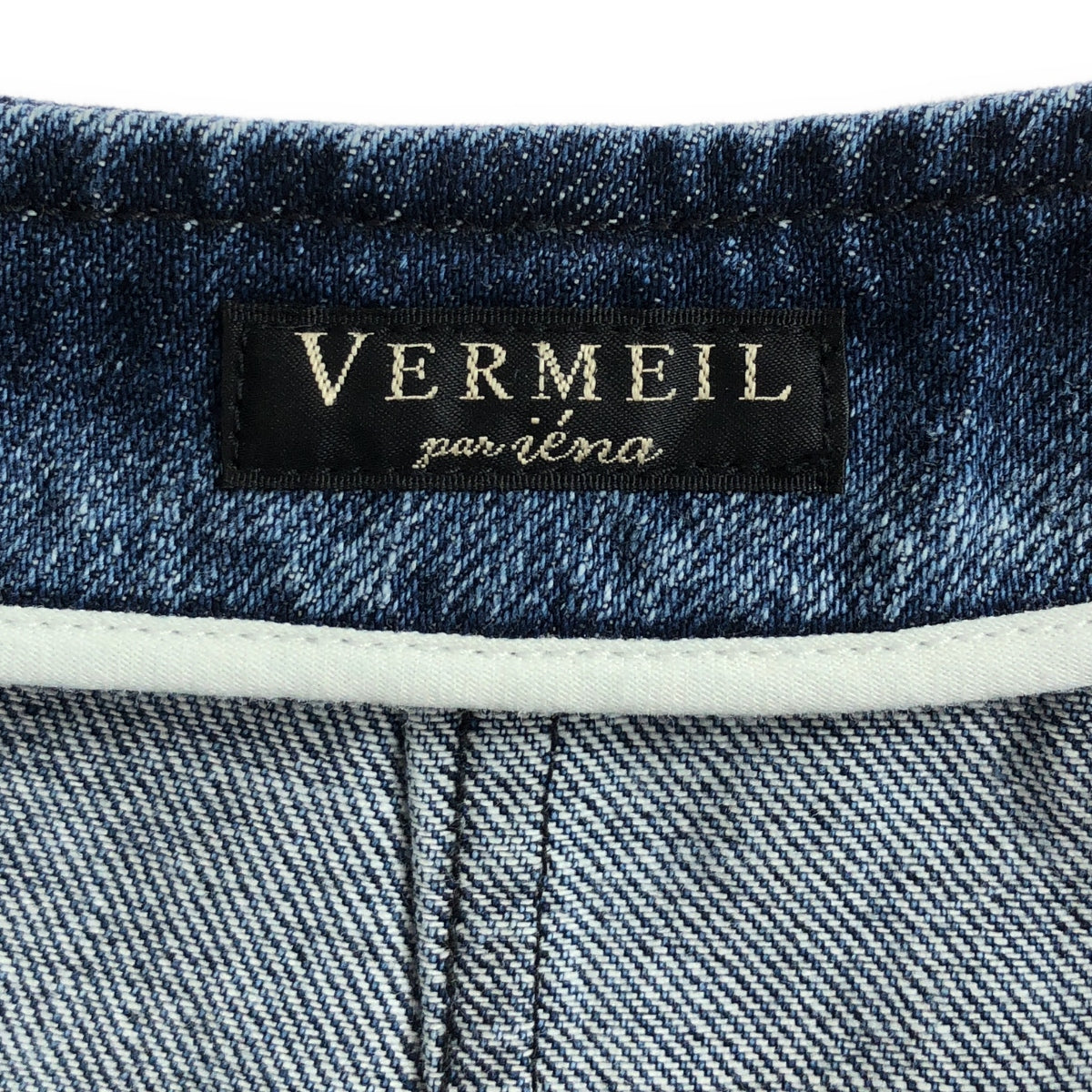 VERMEIL par iena | 2022SS | Denim W-stitch skirt | 36 | Women's