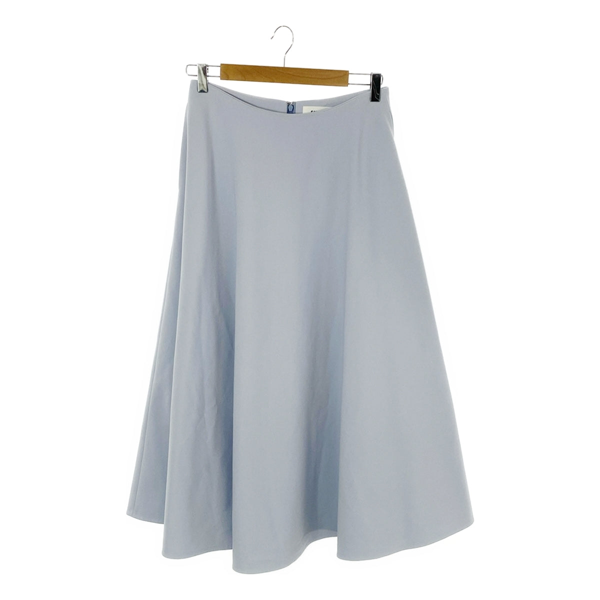 ENFOLD | Double Cross Circular Skirt | 38 | Light Blue | Women's