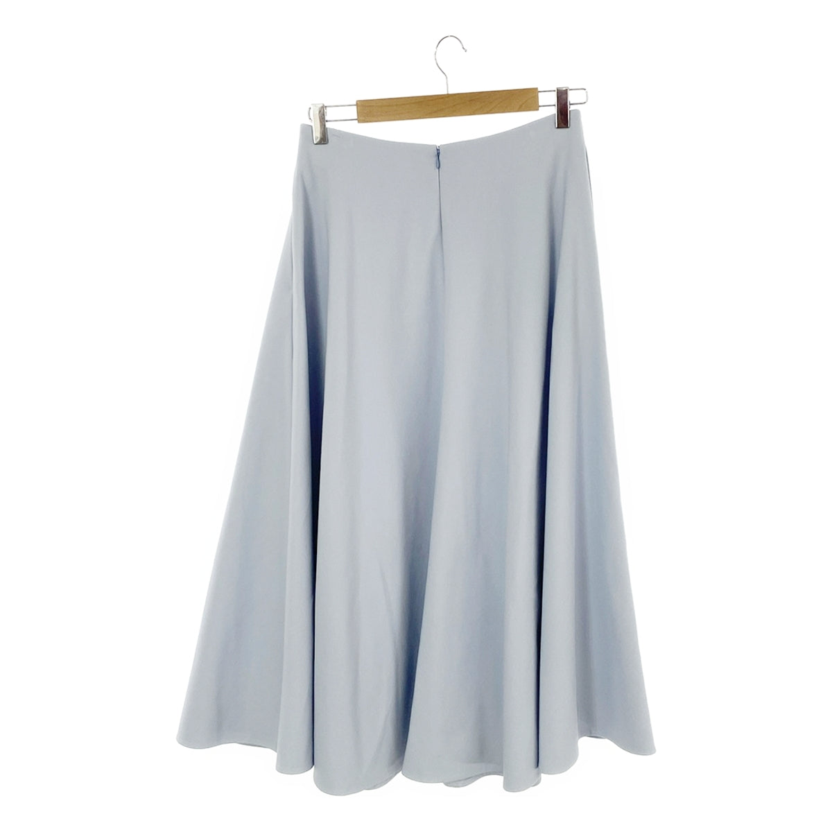 ENFOLD | Double Cross Circular Skirt | 38 | Light Blue | Women's