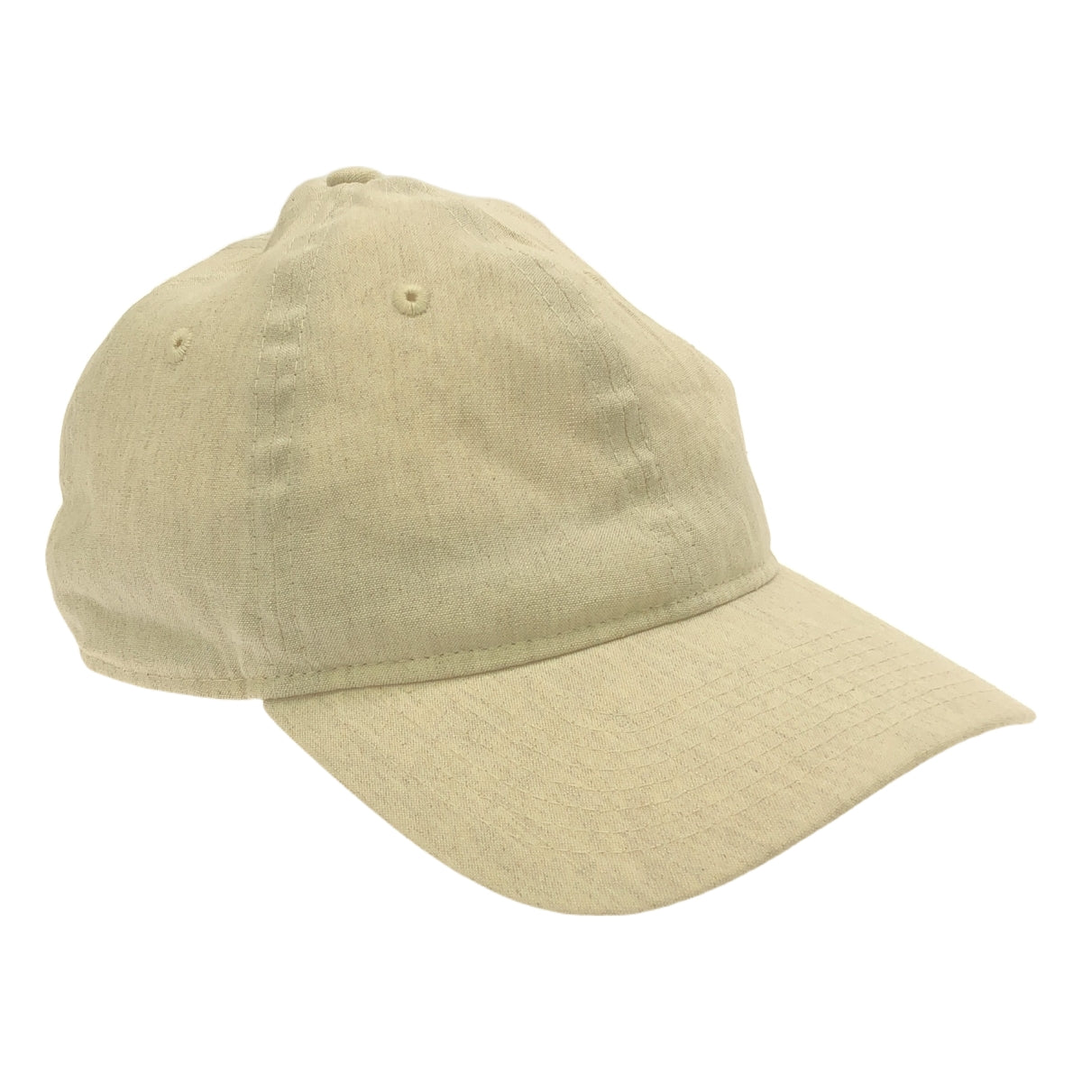 【美品】  UNITED ARROWS green label relaxing / ユナイテッド アローズ グリーン レーベル リラクシング | NEW ERA 9THIRTY リネン シャンブレー キャップ | F | アイボリー | レディース