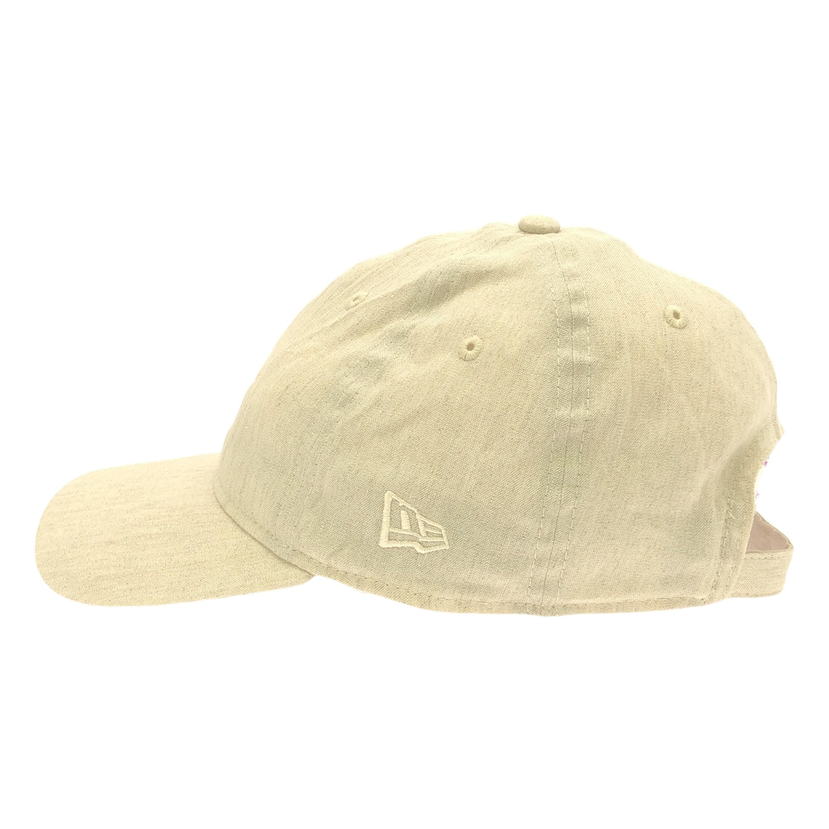 【美品】  UNITED ARROWS green label relaxing / ユナイテッド アローズ グリーン レーベル リラクシング | NEW ERA 9THIRTY リネン シャンブレー キャップ | F | アイボリー | レディース