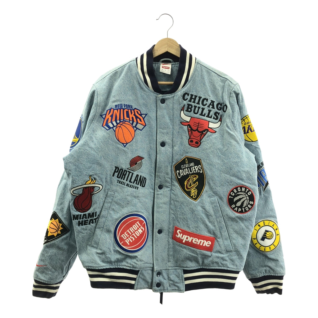 SUPREME / シュプリーム | ×NIKE / NBA Teams Warm Up Jacket デニムジャケット | M | メンズ