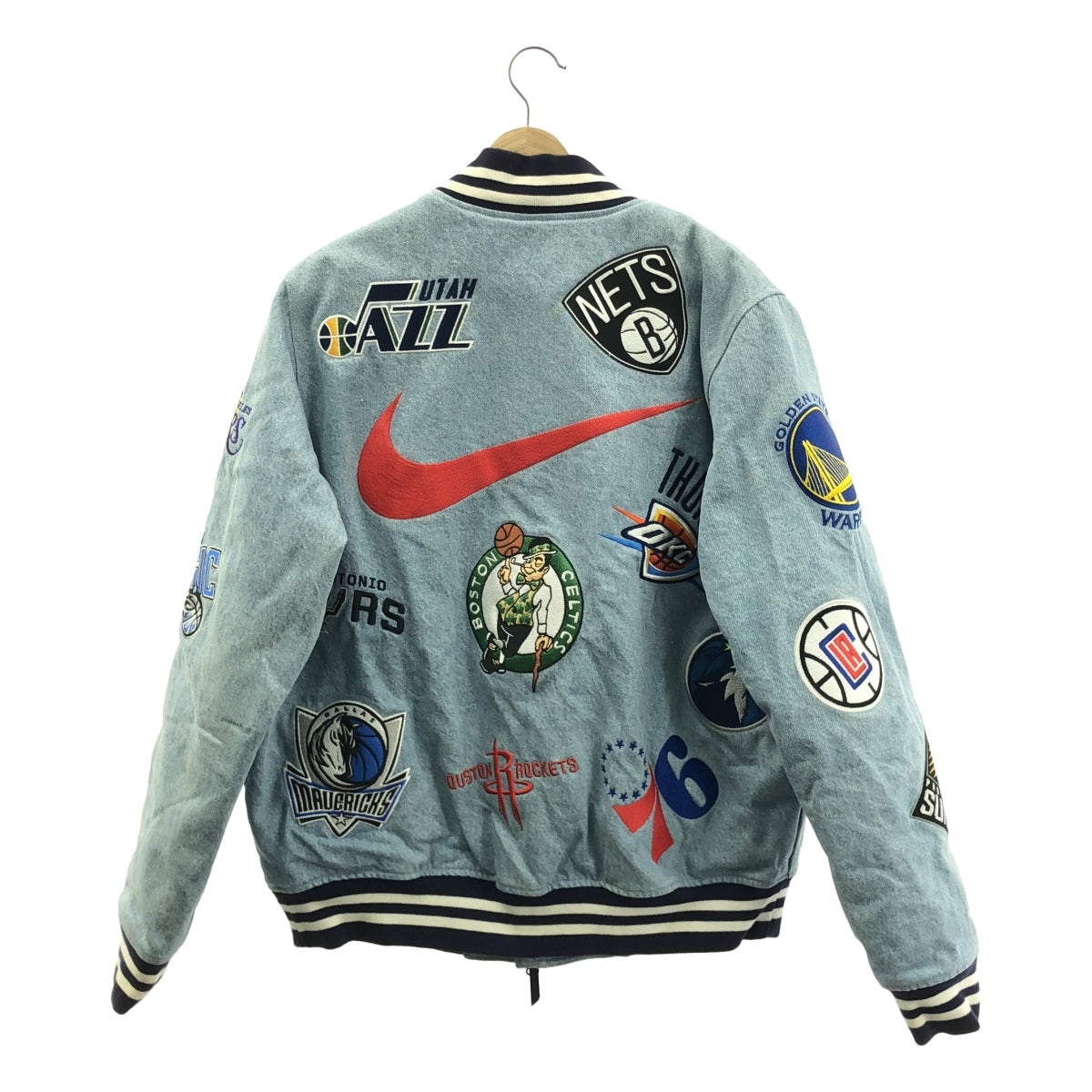 SUPREME / シュプリーム | ×NIKE / NBA Teams Warm Up Jacket デニムジャケット | M | メンズ