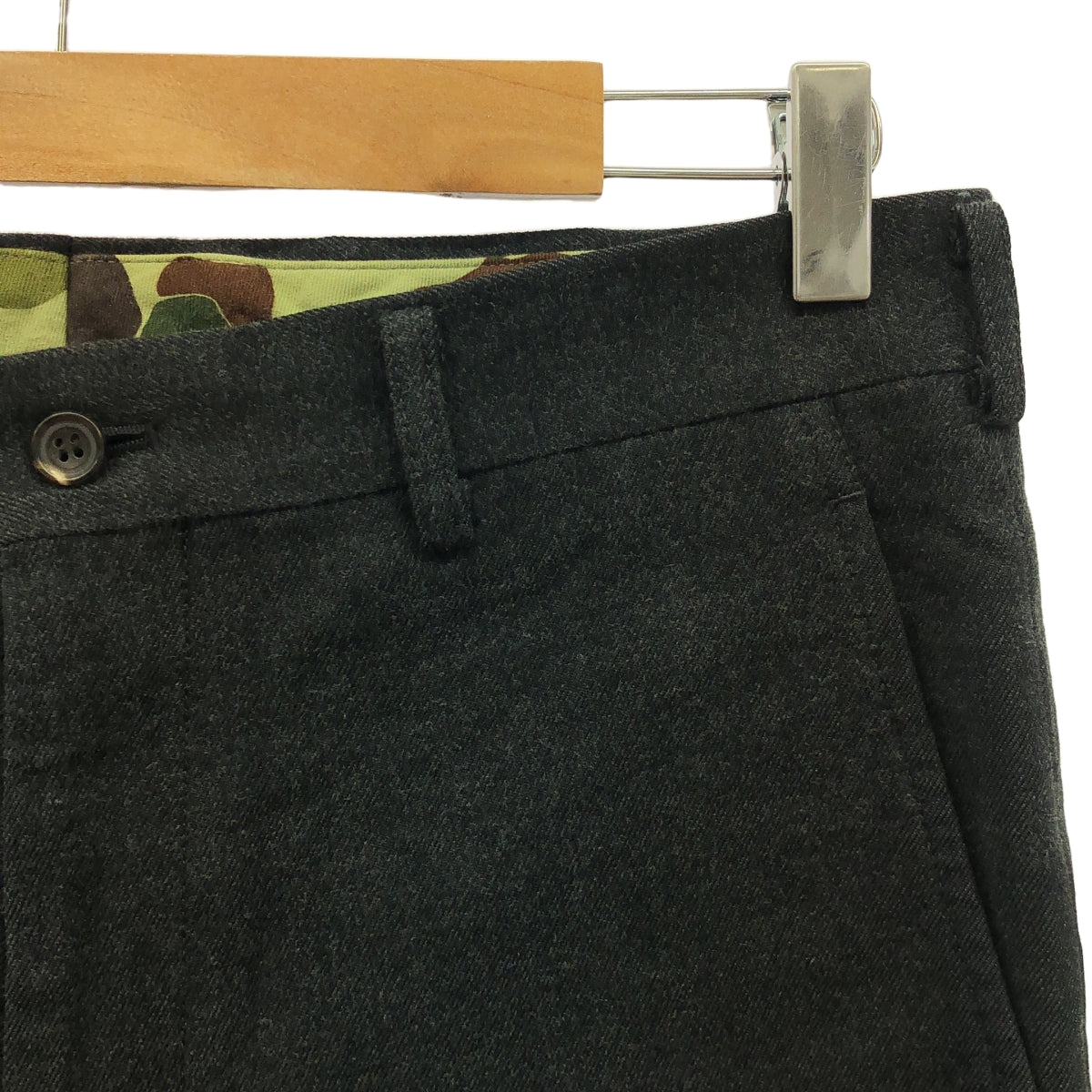 COMME des GARCONS HOMME / コムデギャルソンオム | 2013AW | ウール コットン スラックス パンツ | XS | グレー | メンズ