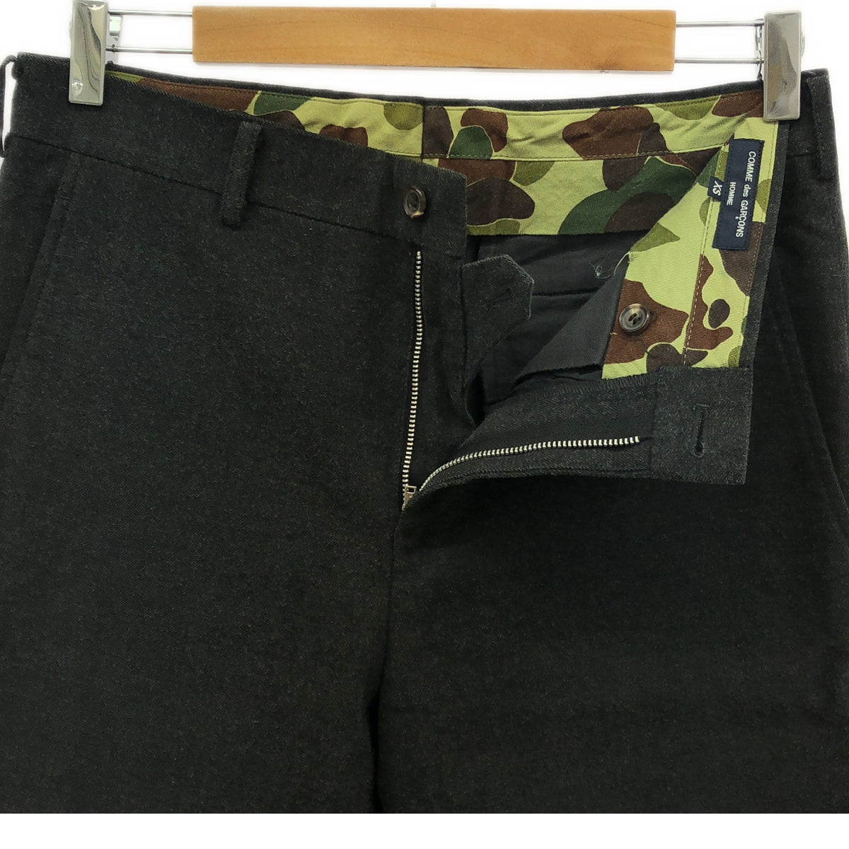 COMME des GARCONS HOMME / コムデギャルソンオム | 2013AW | ウール コットン スラックス パンツ | XS | グレー | メンズ