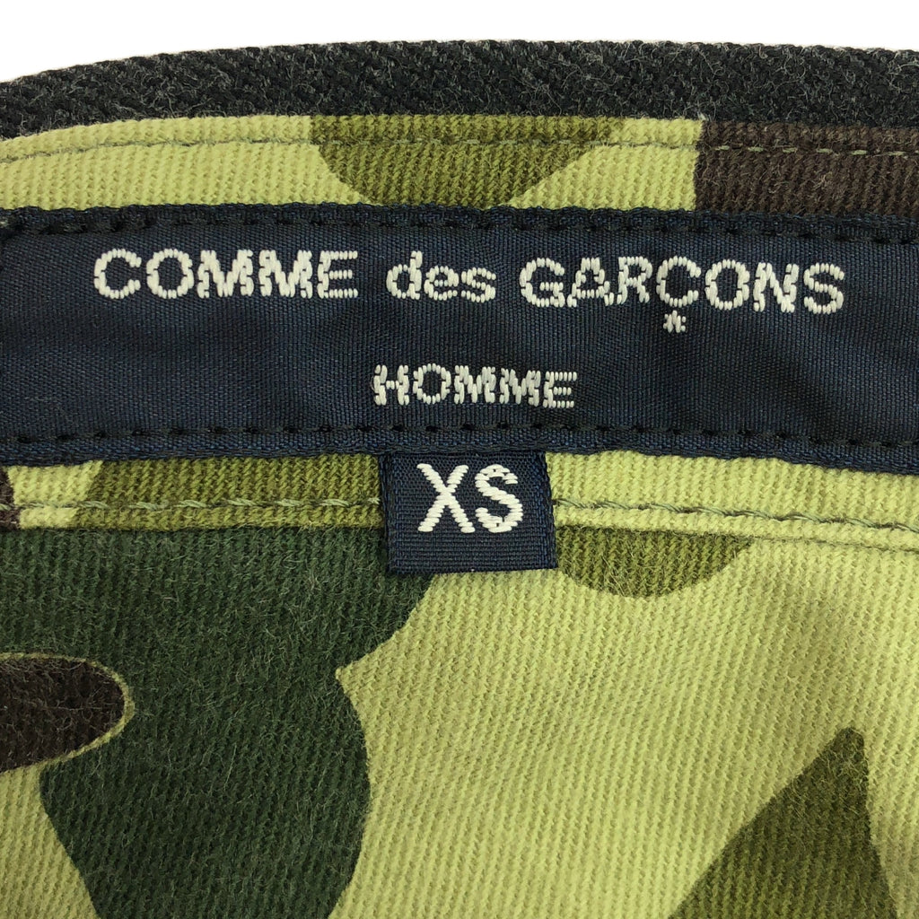 COMME des GARCONS HOMME / 콤데 갤슨 옴므 | 2013AW | 울 코튼 슬랙스 팬츠 | XS | 그레이 | 남성