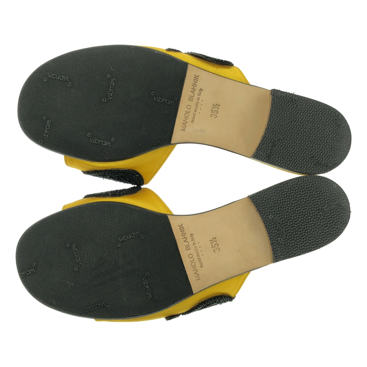 MANOLO BLAHNIK / Manolo Branik | 민족 비주얼 플랫 샌들 | 35 1/2 |