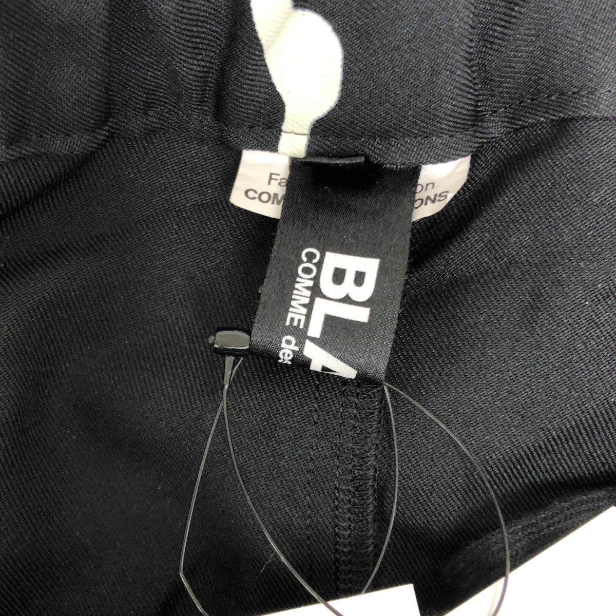 BLACK COMME des GARCONS / ブラックコムデギャルソン | 2025AW | ポリエステル 総柄 ドローストリング ボリューム スカート | M | レディース