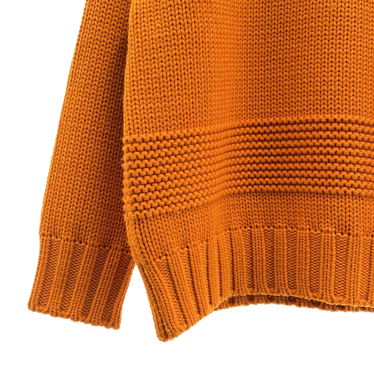 DSQUARED2 | 2022 秋冬 | 羊毛低針高領大尺碼針織衫 | XS | 橘色 | 女款