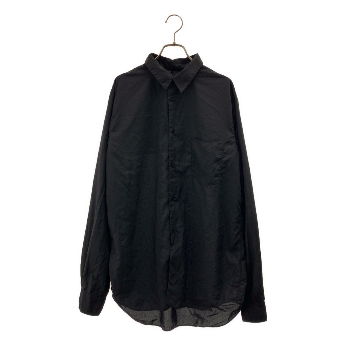 黑色 COMME des GARÇONS | 2019 秋冬 |聚酯拉鍊襯衫 | XL |男士