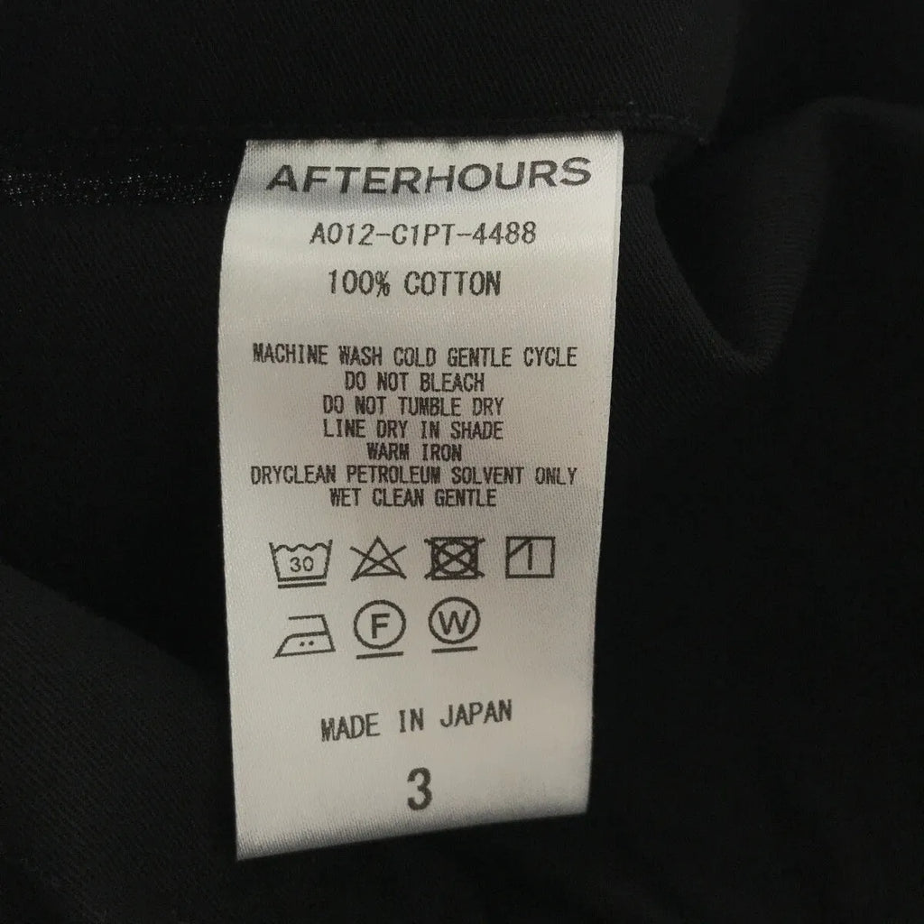 AFTER HOURS / アフターアワーズ | BAGGY SHORTS バギーショーツ | 3 | ブラック | メンズ