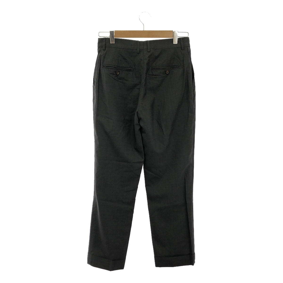 BRUNELLO CUCINELLI / 브루넬로쿠치넬리 | 울 슬랙스 팬츠 | 46 | 회색 | 남성