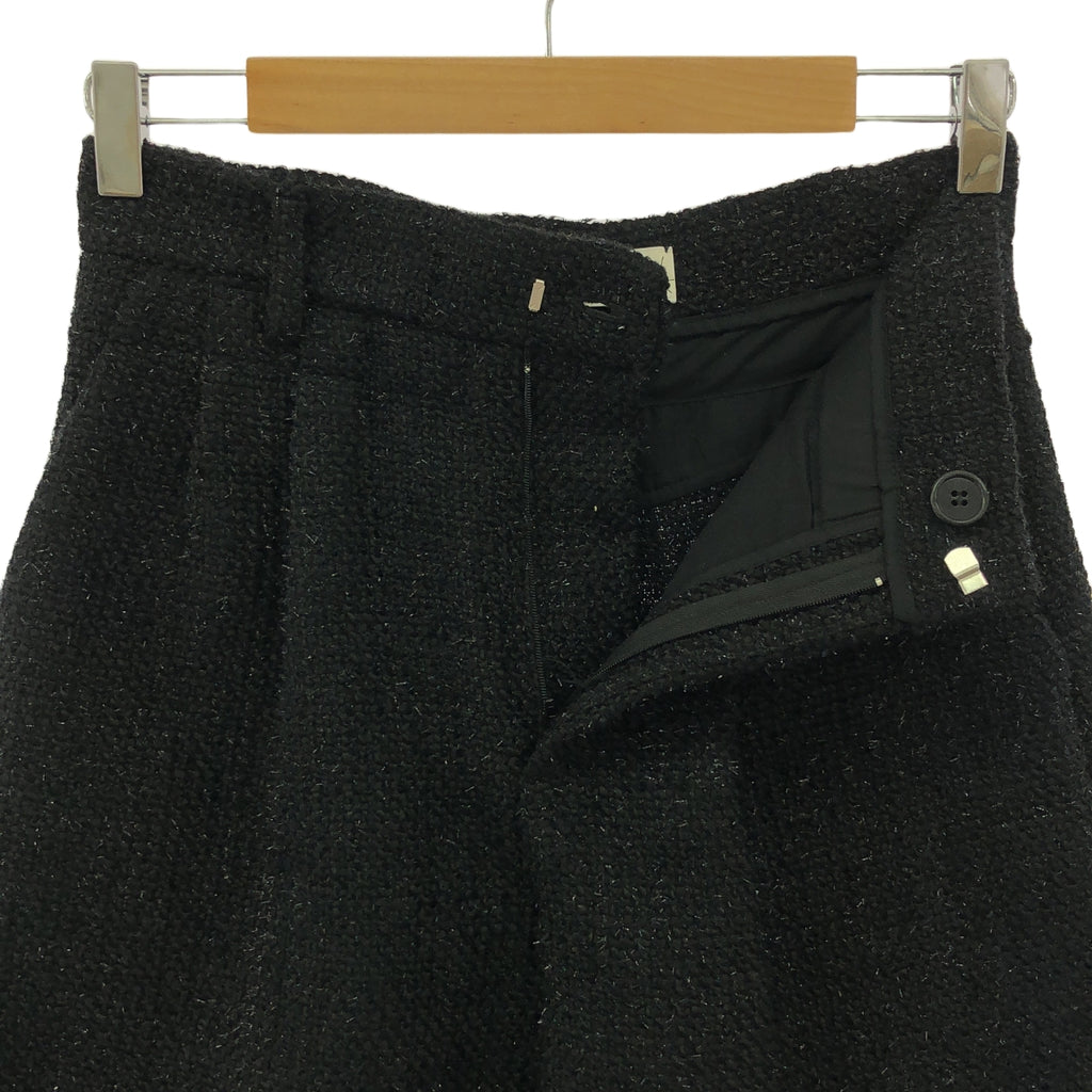 MEIMEIJ / メイメイジェイ | ツイード 2タック ショートパンツ | 36 | ブラック | レディース