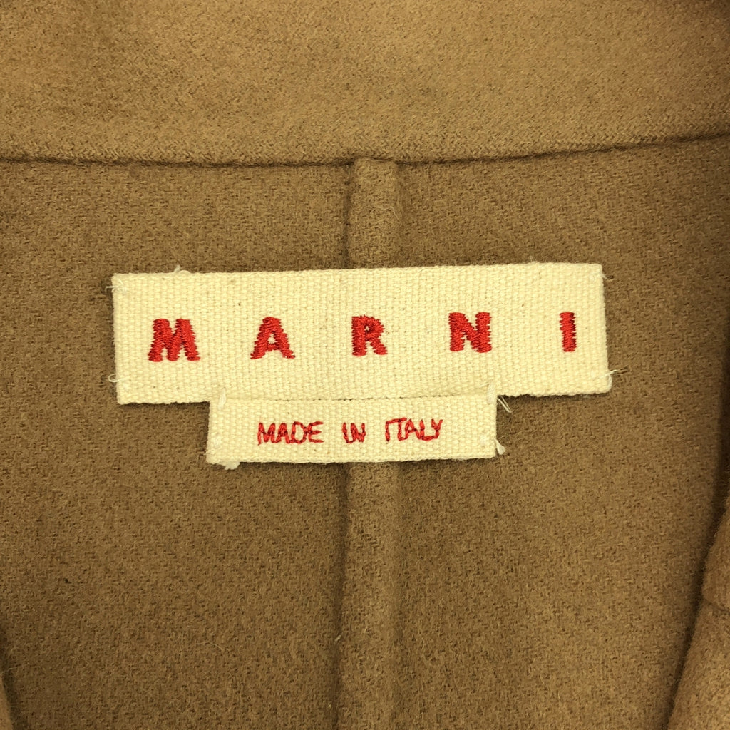 MARNI / マルニ | ウール ハーフチェスターコート | 38 | ベージュ | レディース