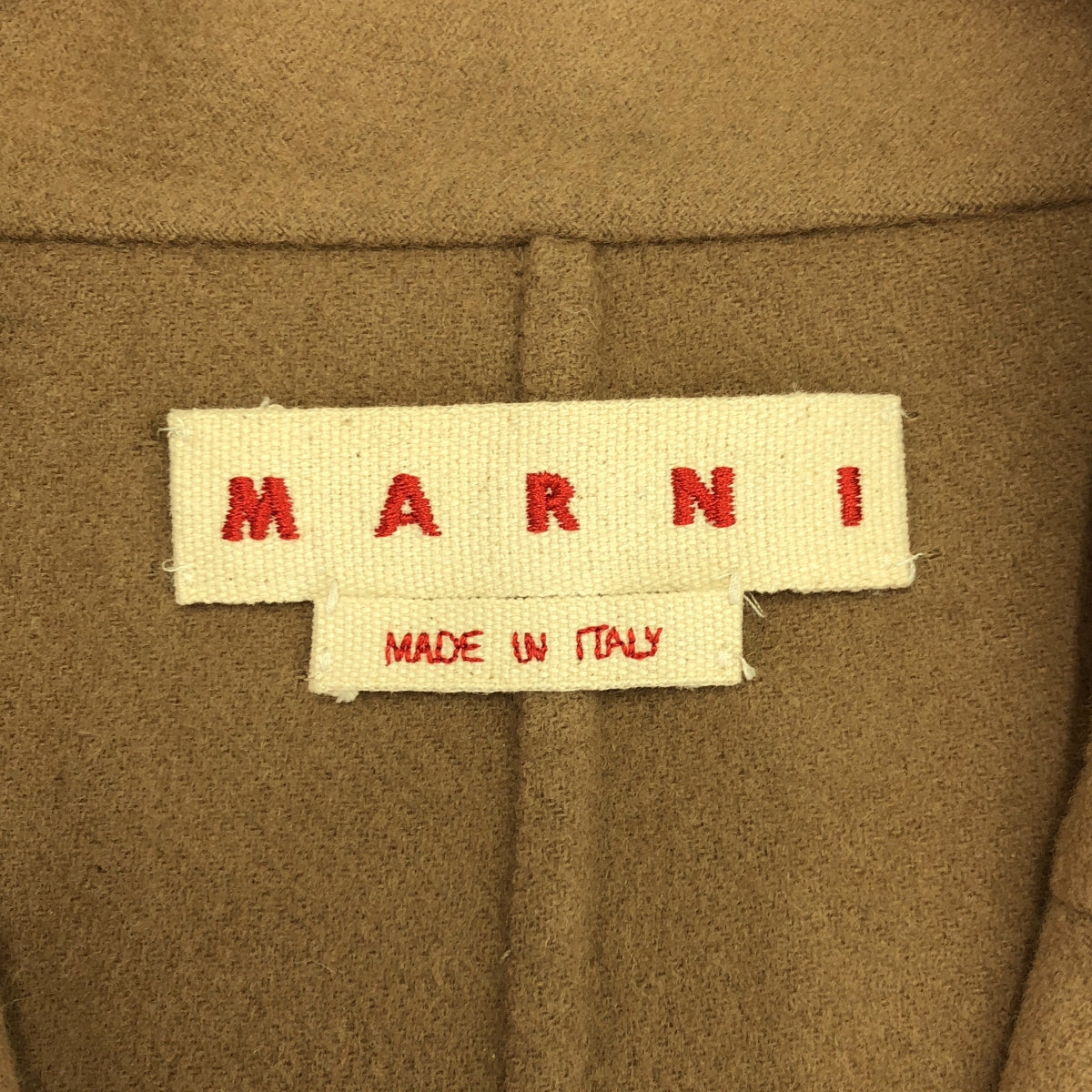 MARNI / 마르니 | 울 하프 체스터 코트 | 38 | 베이지 | 여성