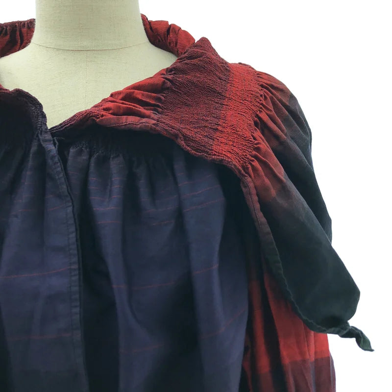 ISSEY MIYAKE A-POC / イッセイミヤケエーポック | 変形 インサイドアウト ギャザー ボリューム ドレス ワンピース | 2 | レディース