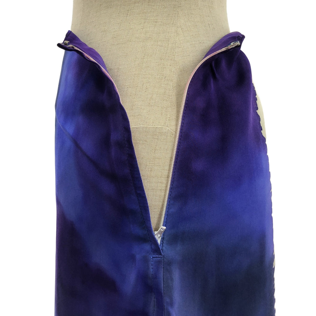 Y's / Y's Yohji Yamamoto | 2002SS | 100% 真絲 / 真絲紮染漸變側拉鍊半身裙 | 尺寸 3 | 女款