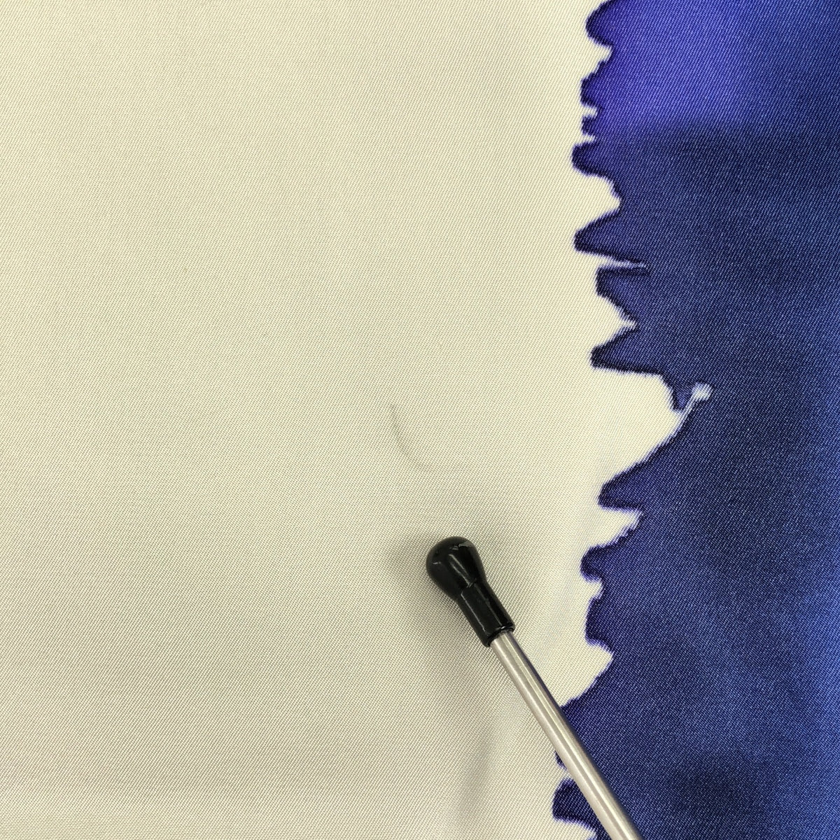 Y's / Y's Yohji Yamamoto | 2002 春夏 | 100% 真絲 / 真絲紮染漸變側拉鍊半身裙 | 尺寸 3 | 自然色/紫色 | 女款