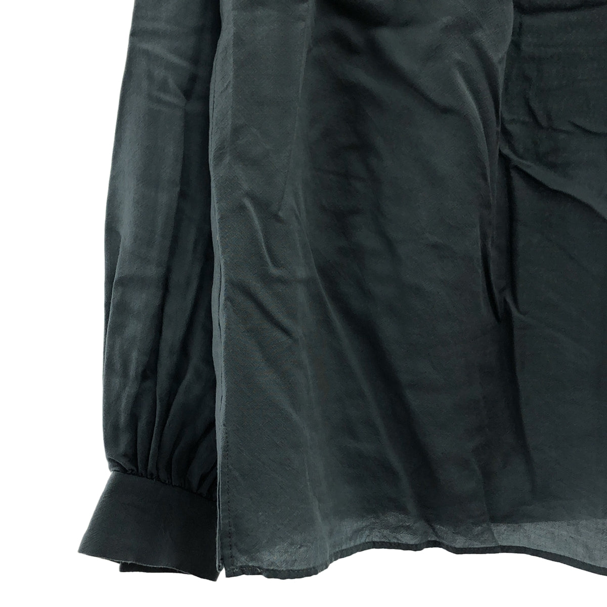 grandma MAMA daughter / 그란 엄마 마도터 | 하이넥 주름 블라우스 | 1 | 회색 | 여성