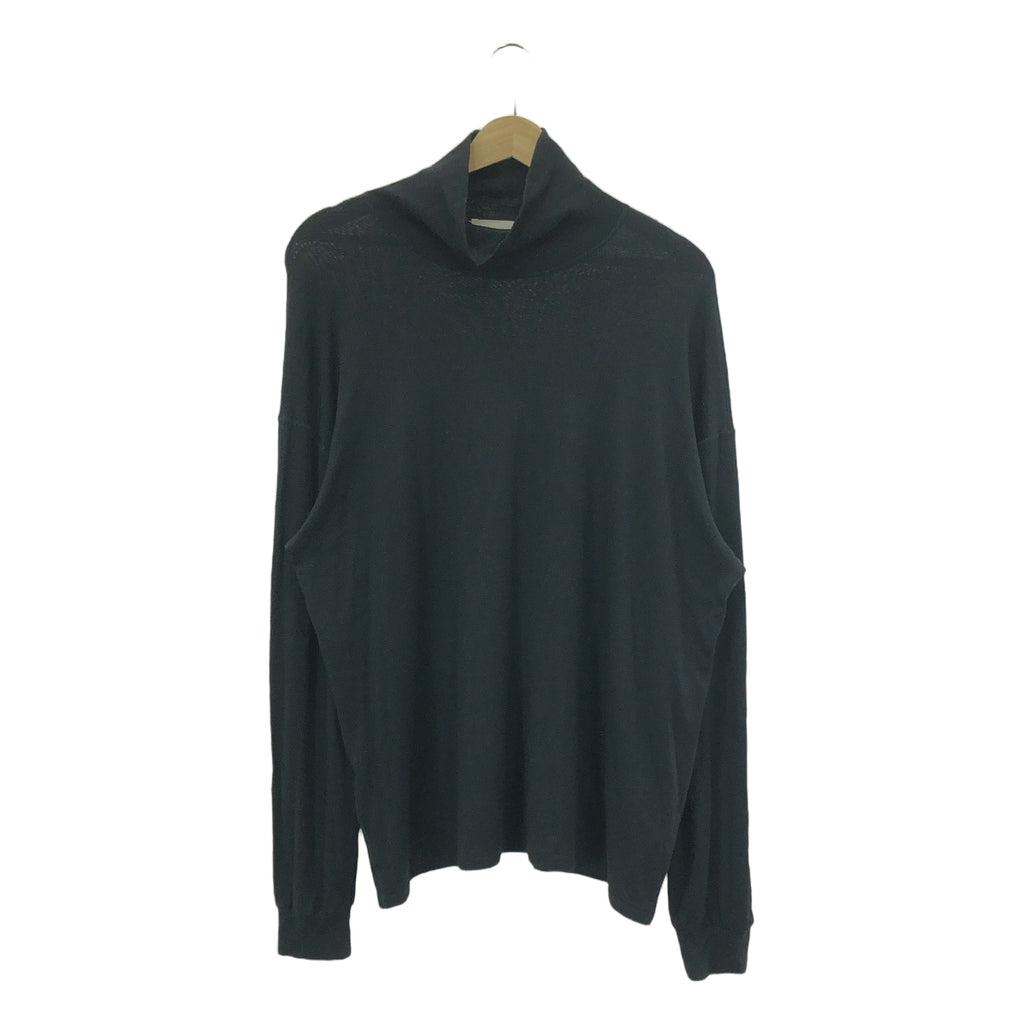 YOKE / ヨーク | 2020AW | HIGH NECK LONG SLEEVES ハイネック ウールニット | 3 | ブラック | メンズ