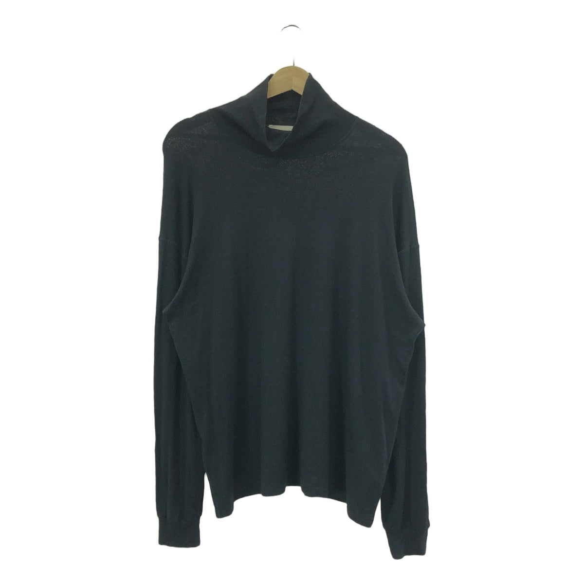 YOKE / ヨーク | 2020AW | HIGH NECK LONG SLEEVES ハイネック ウールニット | 3 | ブラック | メンズ