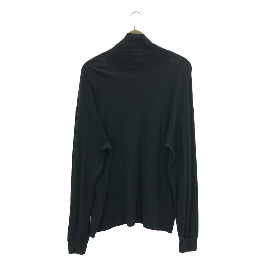 YOKE / ヨーク | 2020AW | HIGH NECK LONG SLEEVES ハイネック ウールニット | 3 | ブラック | メンズ
