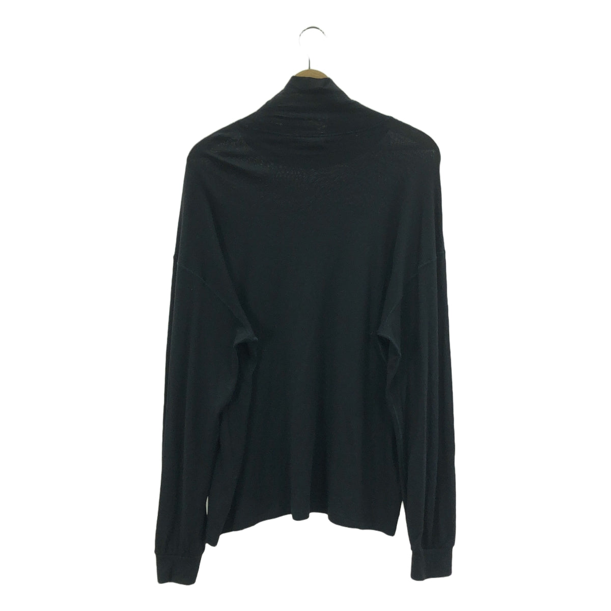 YOKE / ヨーク | 2020AW | HIGH NECK LONG SLEEVES ハイネック ウールニット | 3 | ブラック | メンズ