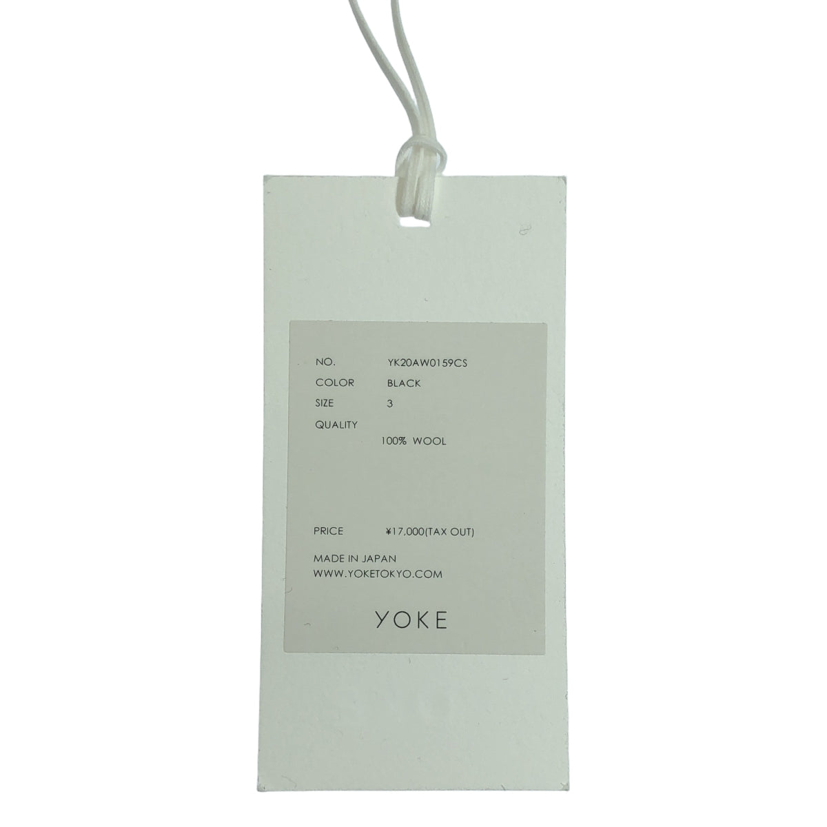 YOKE / ヨーク | 2020AW | HIGH NECK LONG SLEEVES ハイネック ウールニット | 3 | ブラック | メンズ