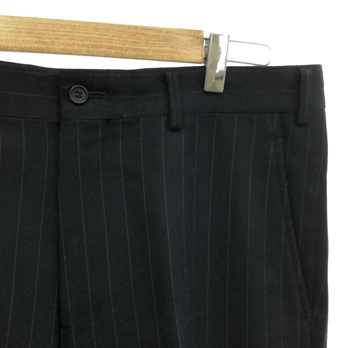 COMME des GARCONS HOMME DEUX | 2014AW | Wool striped slacks | L | Men's