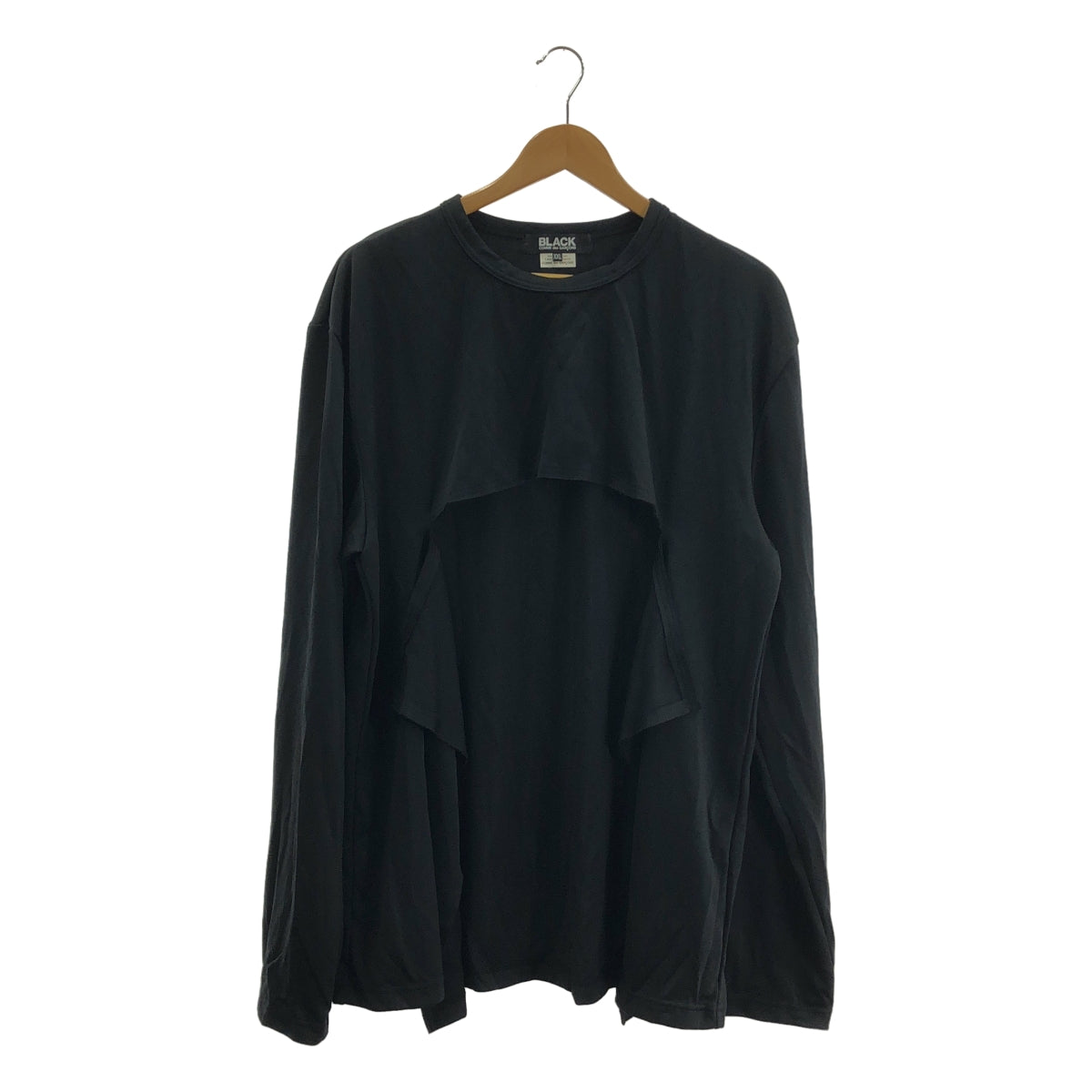 BLACK COMME des GARCONS / 블랙 콤 데 갤슨 | 2018AW | 폴리 에스테르 변형 오버 실루엣 컷소우 | XXL | 남성