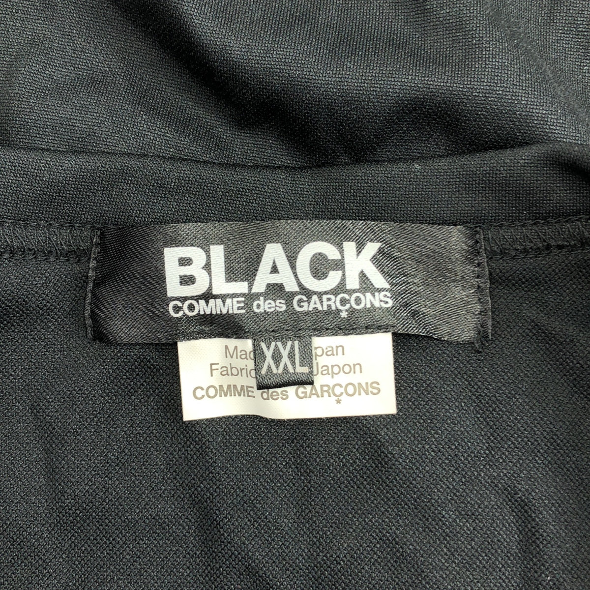 BLACK COMME des GARCONS / 블랙 콤 데 갤슨 | 2018AW | 폴리 에스테르 변형 오버 실루엣 컷소우 | XXL | 남성