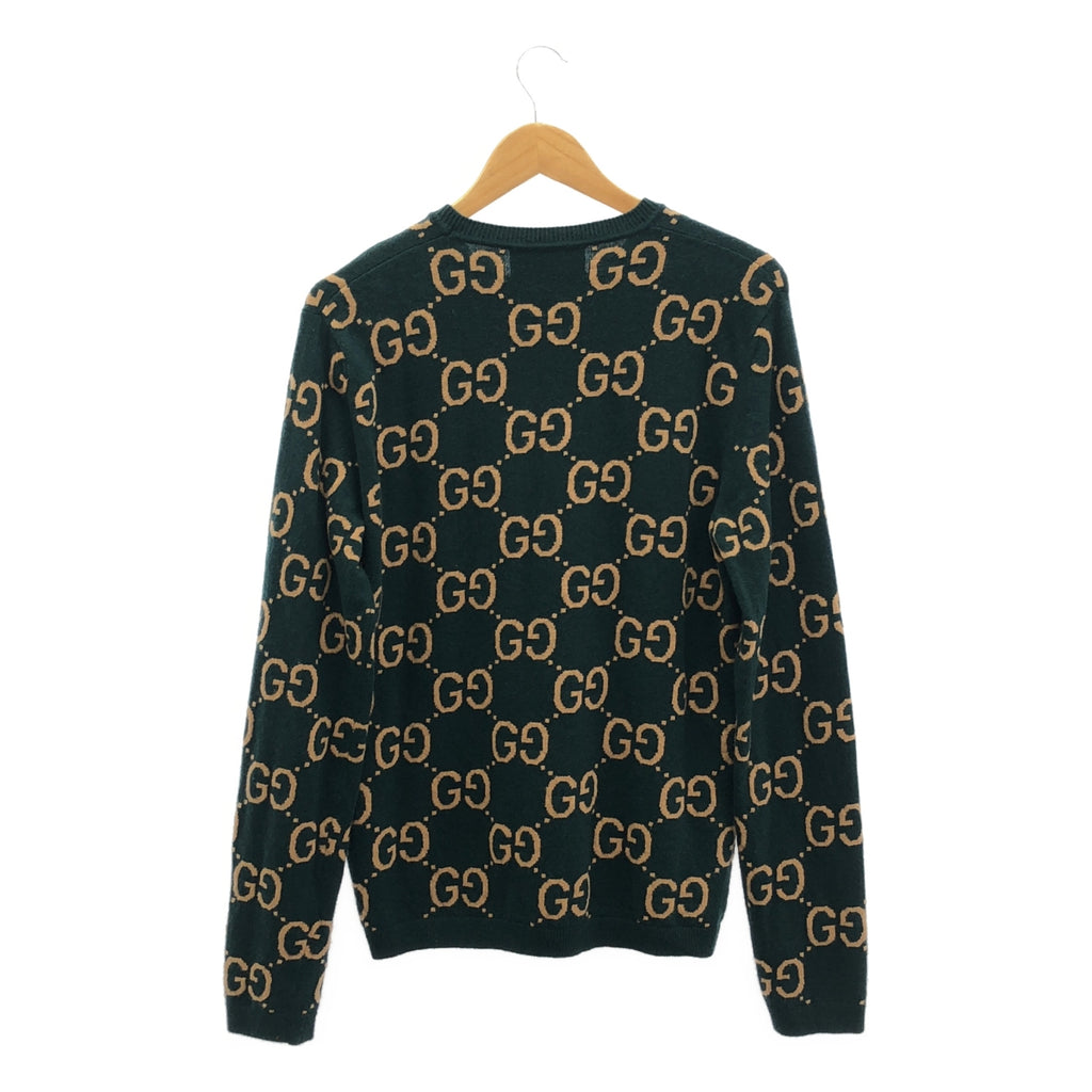 GUCCI | 692900 羊毛 GG 提花圓領毛衣 | M 碼 |
