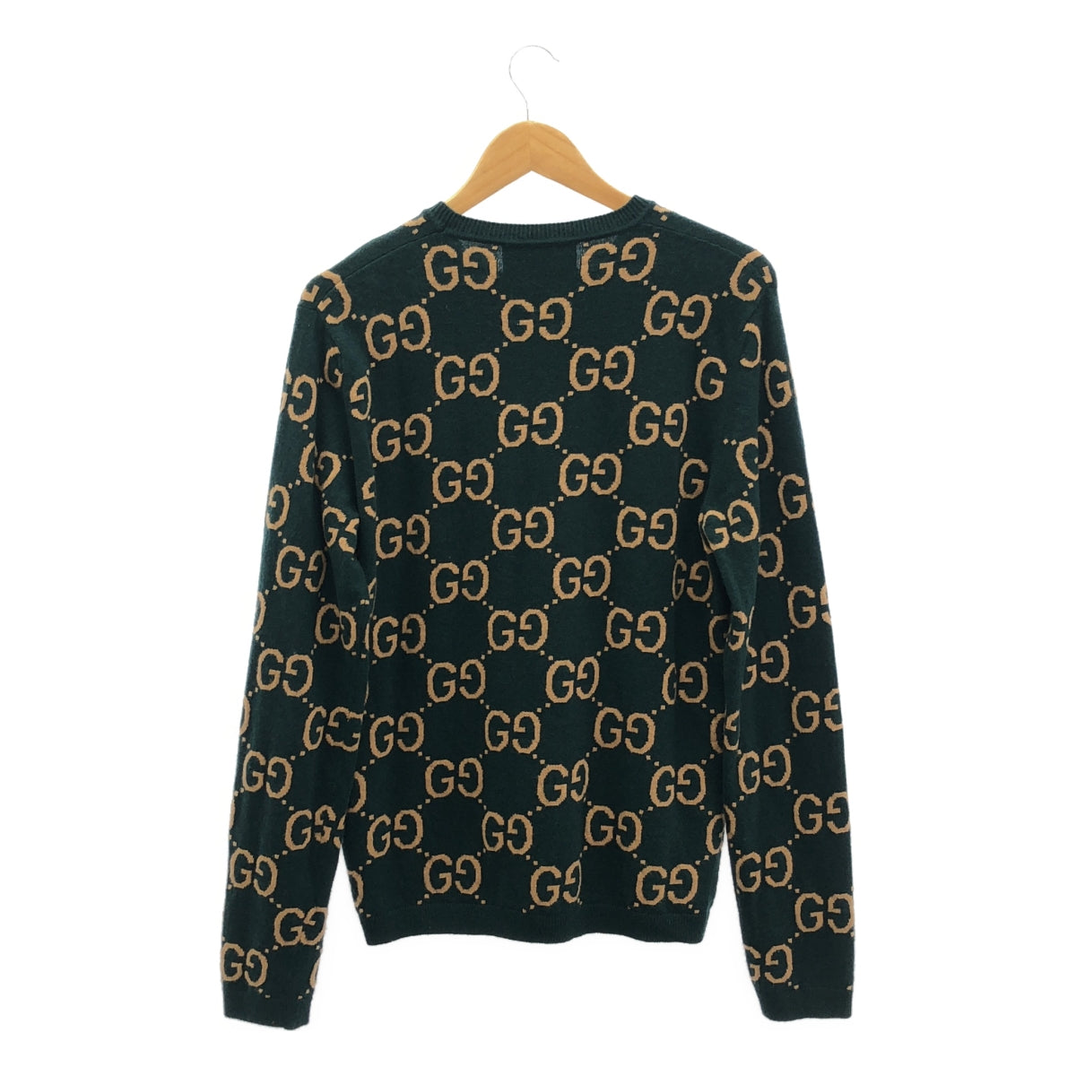 GUCCI | 692900 羊毛 GG 提花圓領毛衣 | M 碼 |