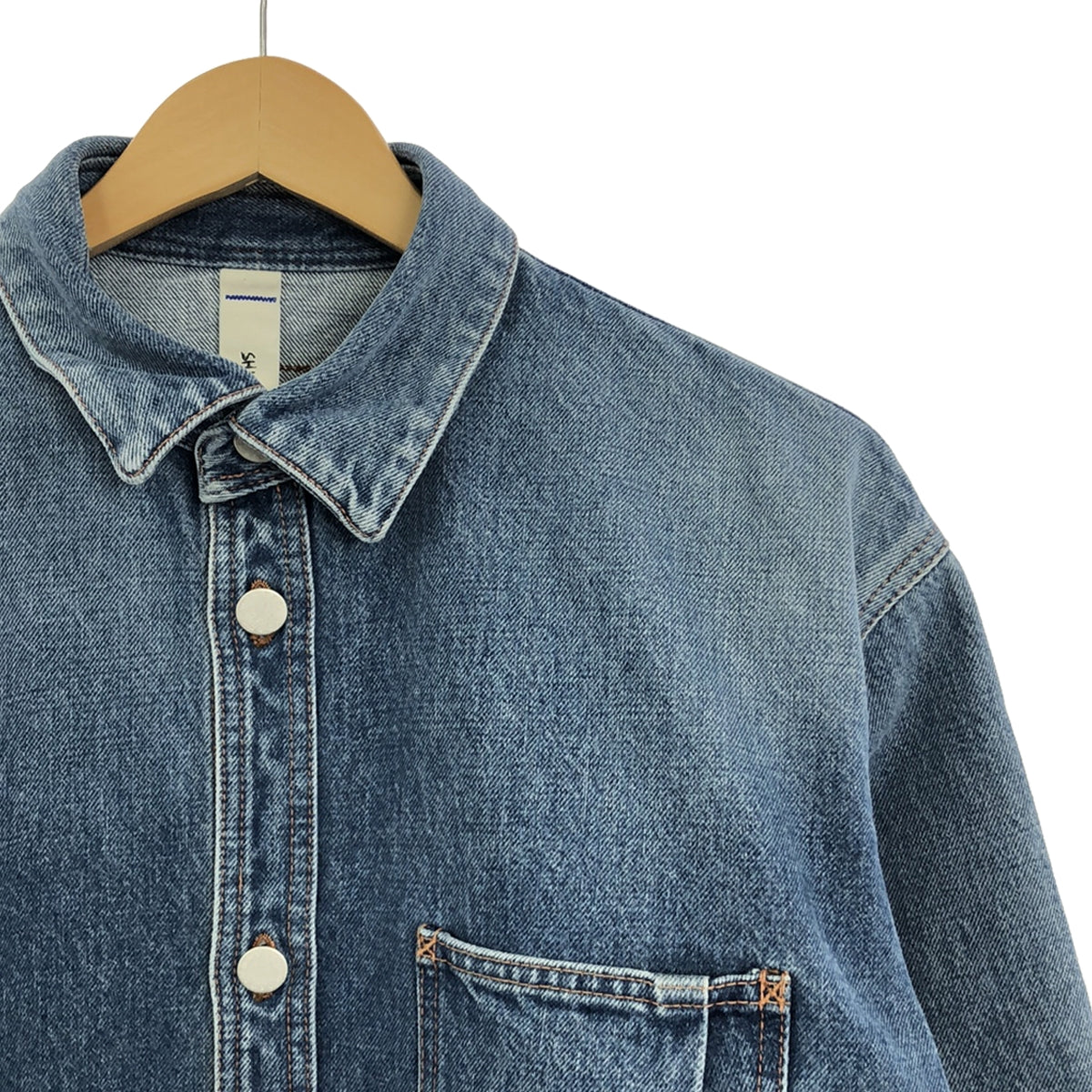 小塚真也 / 小塚真也 | ORDINARY CITY HIS SHIRT / 二手牛仔外套襯衫 |她 |靛藍 |男士