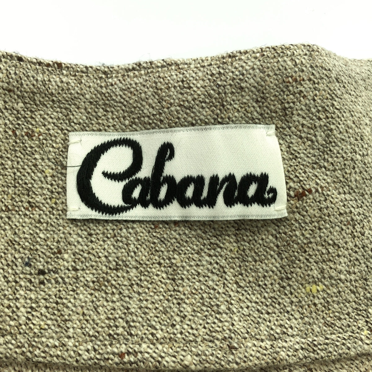 Cabana / カバナ | 2022AW | ネップ ウール タック キュロット パンツ | 36 | ベージュ | レディース